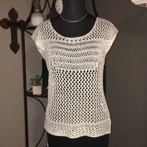 Converse Open Knit Crochet Top